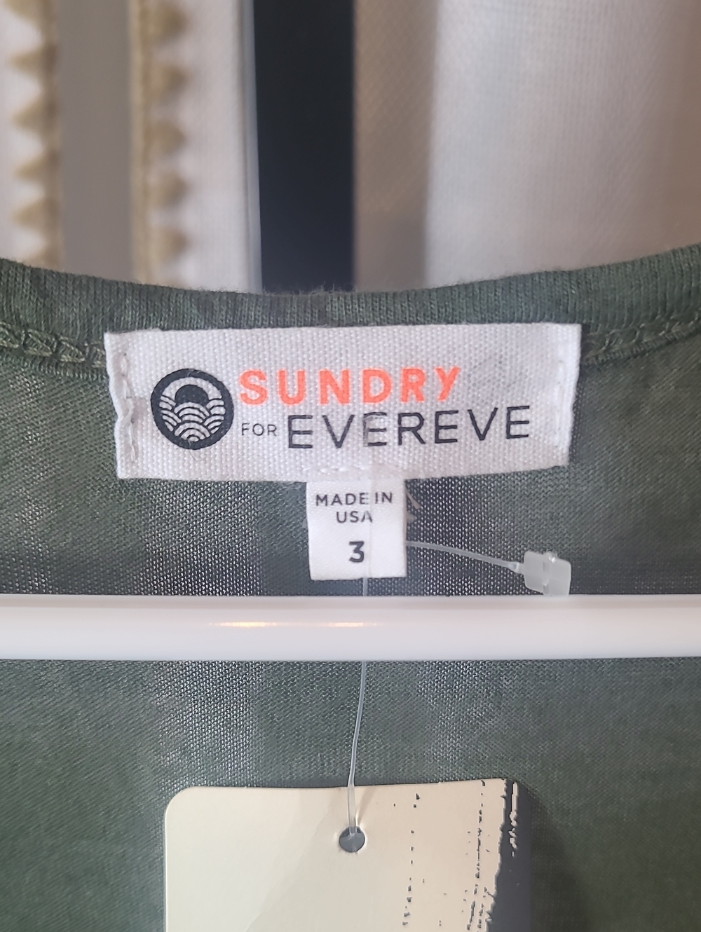 Sundry Evereve Camo Malibu Knit Maxi Dress Size 3 LARGE.  NEW - Picture 4 of 9